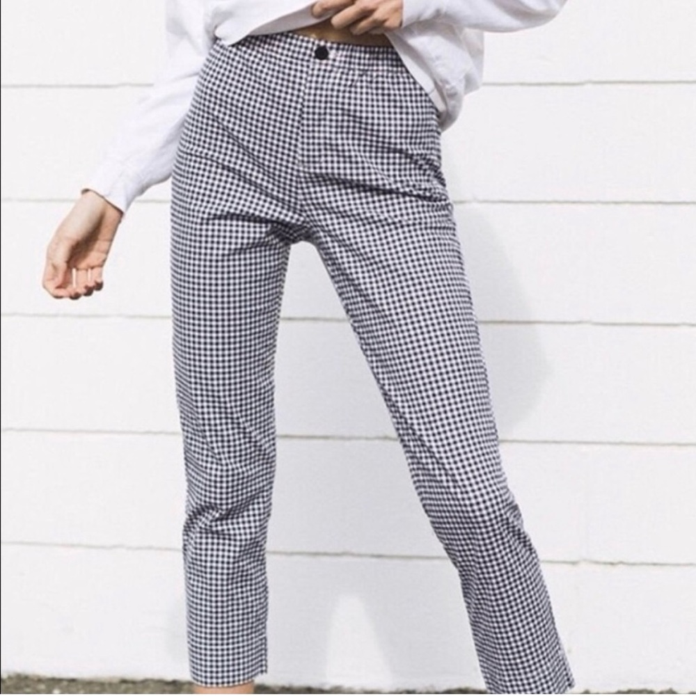 Brandy Melville Gingham Tilden Pants John Galt